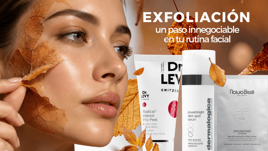 La exfoliación facial en Octubre es un paso innegociable para una piel Radiante