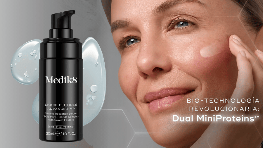 Nuevo Liquid Peptides Advanced MP de Medik8: Reducción de arrugas y óvalo facial redefinido