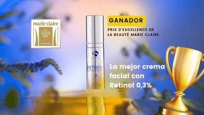 La mejor crema facial con Retinol 0,3% del mercado que Desafía la edad es de iS Clinical