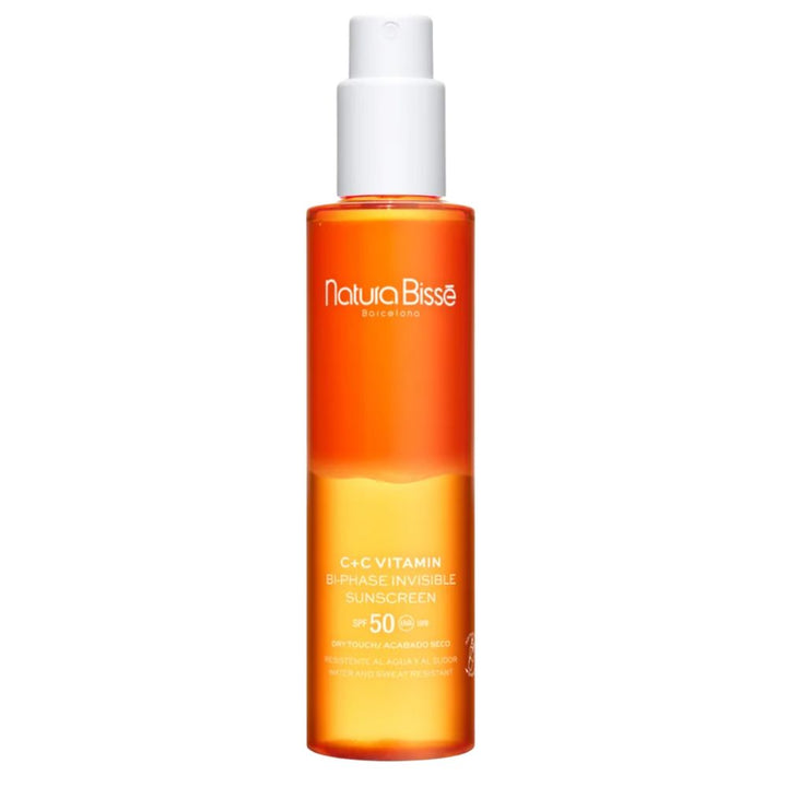C+C vitamin SPF50 UVA/UVB Bi-Phase Invisible sunscreen - Protector solar Corporal