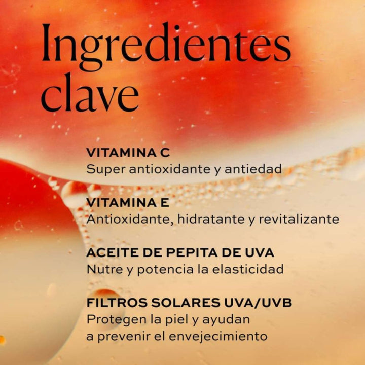 C+C vitamin SPF50 UVA/UVB Bi-Phase Invisible sunscreen - Protector solar Corporal