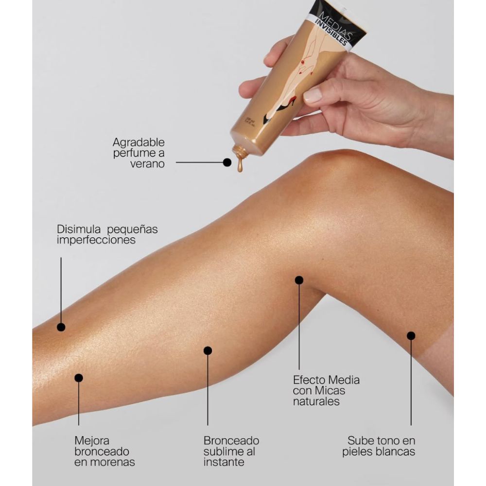 Medias Invisibles - maquillaje corporal