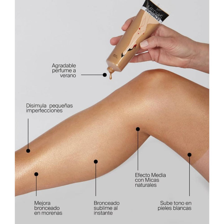 Medias Invisibles - maquillaje corporal